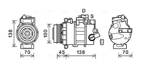 Компрессор AVA QUALITY COOLING VNAK384