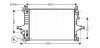 Радіатор, охолодження двигуна AVA QUALITY COOLING VO2115 (фото 1)