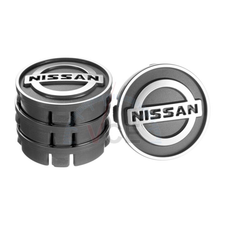 Заглушка колесного диска Nissan 60x55 (в комплекте 4 шт) MAK parts 50017 (фото 1)