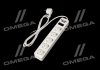 Сетевой фильтр, удлинитель USB2 Optima Base 5 1,8m WHITE провод 3*0,75мм2 <> AXXIS Ax-1267 (фото 3)