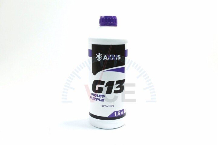 Антифриз <> violet-purple концентрат g13 (-80c) (каністра 1,5л) AXXIS AX-2088 (фото 1)