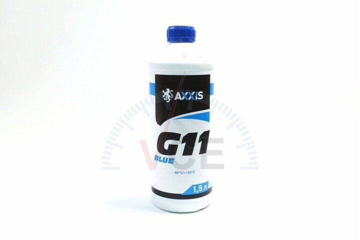 Антифриз blue концентрат g11 (-80c) (каністра 1,5л) AXXIS AX-2093 (фото 1)