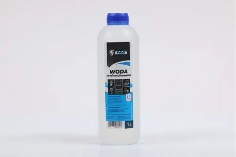Вода дистильована 2-а очищення (тверда каністра 1л) <> AXXIS Ax-829