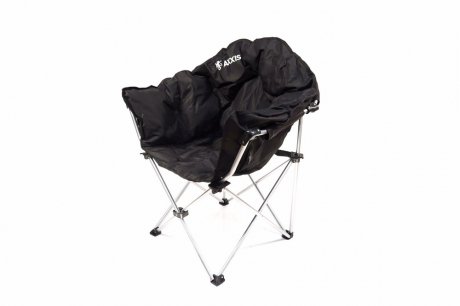Кресло "Luna" для пикника и рыбалки черное <> AXXIS CraB-03