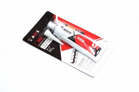 Герметик прокладок красный 85гр + клей в подарок AXXIS VSB-011
