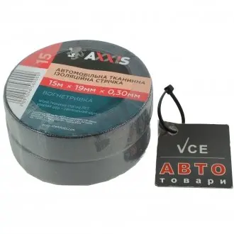 Ізолента тканинна вогнетривка (волохата) 19мм*20 <> AXXIS WH31