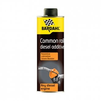 Присадка в диз. паливо комплексне bardah "common rail diesel additive", 0,5 л. Bardahl 1072