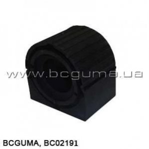 Подушка (втулка) переднего стабилизатора, неармированная BCGUMA 02191