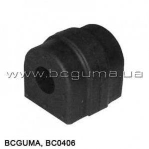 Подушка (втулка) переднього стабілізатора BCGUMA 0406 (фото 1)
