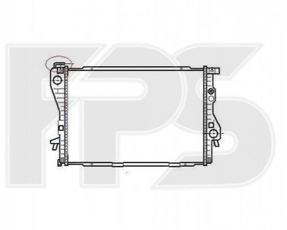 Радиатор охлаждения BEHR FP 14 A862-X