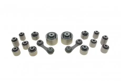 Комплект сайлентблоков задней подвески Opel Vectra C 02-05 (14шт) (+ 2 тяги стабилизатора) Belgum BGKIT-15