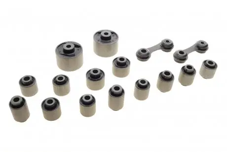Комплект сайлентблоков задней подвески Opel Vectra C 05- (14шт) (+ 2 тяги стабилизатора) Belgum BGKIT-16