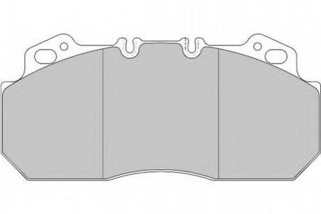 Комплект тормозных колодок, дисковый тормоз BERAL 2909028004145724 (фото 1)