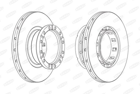 Тормозной диск BERAL BCR318A