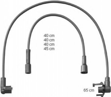 Комплект проводов зажигания BERU ZEF1391