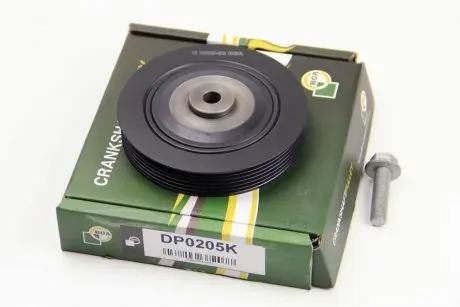 Комплект ременных шкивов, коленчатый вал. BGA DP0205K
