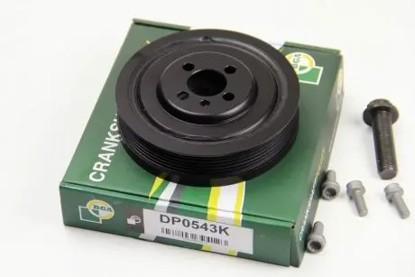 Комплект ременных шкивов, коленчатый вал. BGA DP0543K