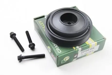 Комплект ременных шкивов, коленчатый вал. BGA DP0835K