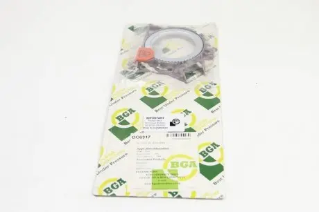 Уплотняющее кольцо, коленчатый вал BGA OC6317