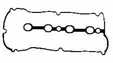 Прокладка, кришка головки циліндра BGA RC0340 (фото 1)