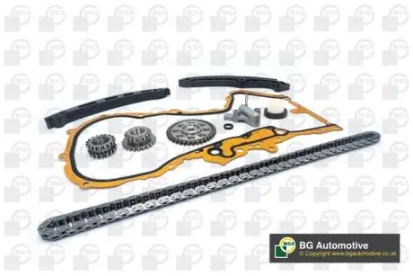 Цепь привода грм (к-кт) a1/a3/fabia/octavia/roomster/caddy/golf/polo 1.4tsi 07- (зам tc0105fk) BGA TC0177FK