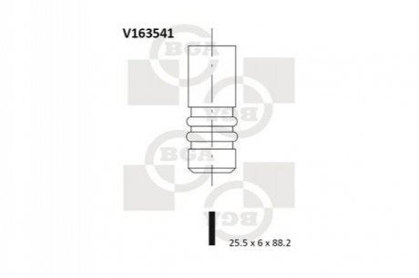 Випускний клапан BGA V163541