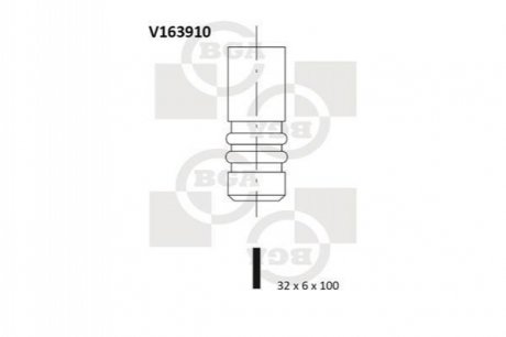 Впускний клапан BGA V163910