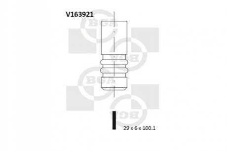 Випускний клапан BGA V163921