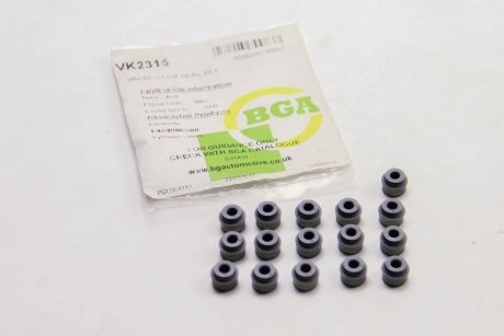 Комплект прокладок, стержень клапана BGA VK2315 (фото 1)