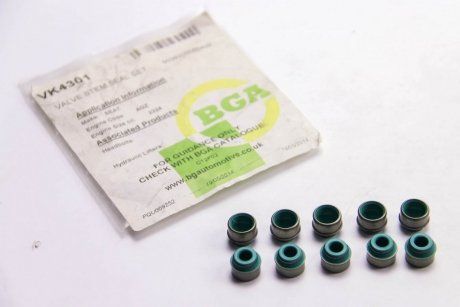 Комплект прокладок, стрижень клапана BGA VK4301 (фото 1)