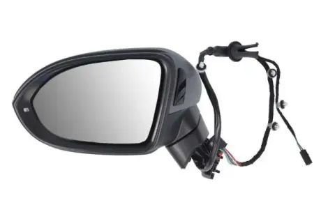 Бокове дзеркало (електричне, асферичне, обігрів, асистент зміни смуги руху, загрунтоване, з індикатором) VW PASSAT B8, PASSAT B8 FL 08.14- BLIC 5402011585312P (фото 1)