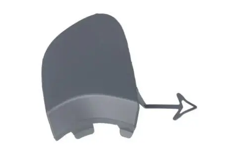 Заглушка буксирувального гака передн (пластик, під фарбування) FORD ECOSPORT 10.17- BLIC 5513002594920P