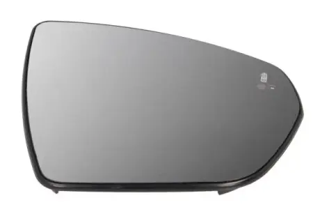 Стекло зеркала наружного (выпуклое, обогрев, ассистент смены полосы движения) BLIC 6102042304313P