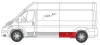 Ремонтная часть крыла задней citroen jumper, fiat ducato, peugeot boxer 06.14-12.17 BLIC 6504032098583P (фото 1)