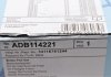 Комплект тормозных колодок, дисковый тормоз Blue Print ADB114221 (фото 6)