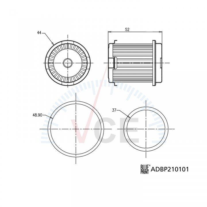 Фильтр Blue Print ADBP210101 (фото 1)