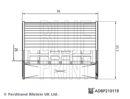 Фильтр Blue Print ADBP210119