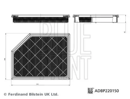 Фильтр воздушный Blue Print ADBP220150