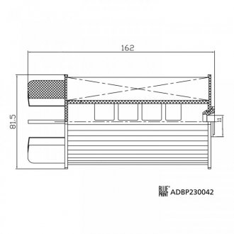 Паливний фільтр Blue Print ADBP230042