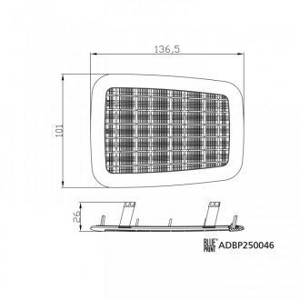 Фильтр салона Blue Print ADBP250046