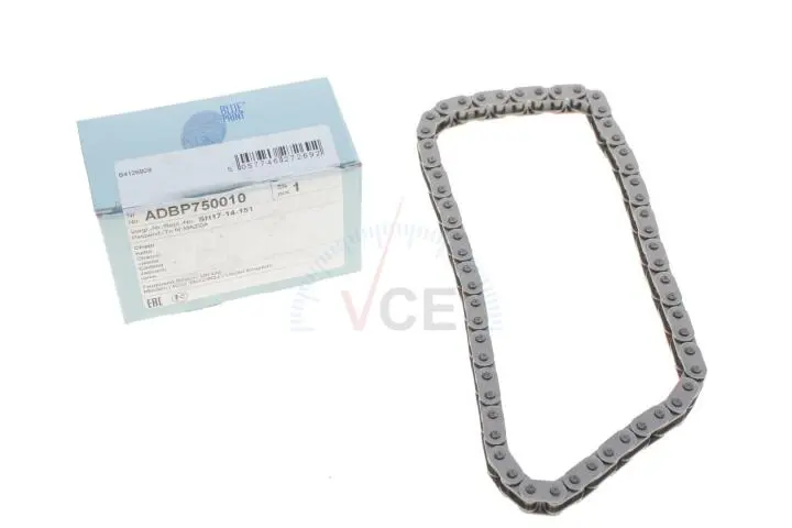 Фото 1 - Ланцюг насоса масляного Mazda 3/6/CX-5 12- Blue Print ADBP750010 Ланцюг насоса масляного Mazda 3/6/CX-5 12- Blue Print ADBP750010 (фото 1)