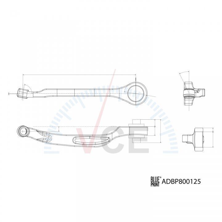 Hyundai подушка двигуна задн.tucson,kia sportage 2.0 04- Blue Print ADBP800125 (фото 1)