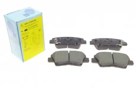 Комплект тормозных колодок, дисковый тормоз Blue Print ADG042109