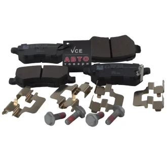 Комплект гальмівних колодок, дискове гальмо Blue Print ADG042116