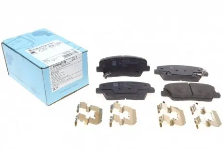 Комплект тормозных колодок, дисковый тормоз Blue Print ADG042126