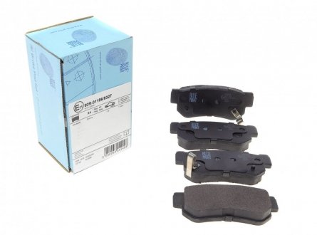 Комплект тормозных колодок, дисковый тормоз Blue Print ADG04249 (фото 1)