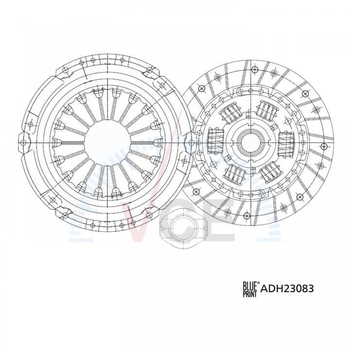 Комплект сцепления Blue Print ADH23083 (фото 1)