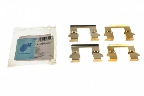 Комплектующие, колодки дискового тормоза Blue Print ADN148602