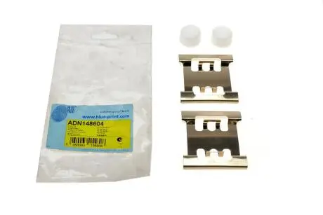 Планка суппорта (переднего) прижимная (к-кт) renault master 01- Blue Print ADN148604