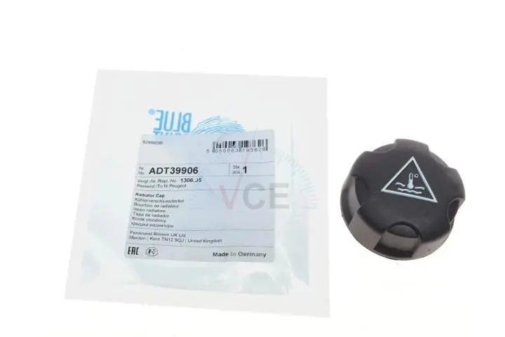 Фото 1 - Кришка, резервуар охолоджувальної рідини Blue Print ADT39906 Кришка, резервуар охолоджувальної рідини Blue Print ADT39906 (фото 1)
